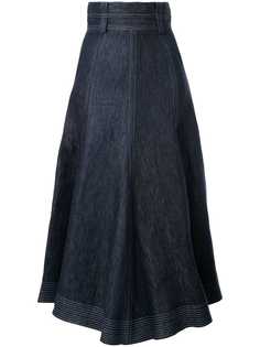 Gabriela Hearst джинсовая юбка с завышенной талией