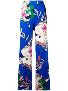 Twin-Set брюки с цветочным принтом
