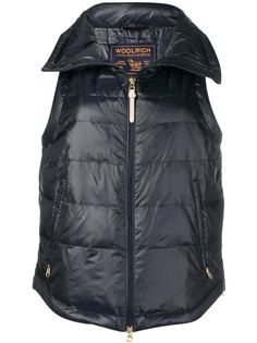 Woolrich пуховый жилет на молнии