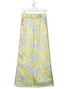 John Richmond Junior TEEN printed wide leg trousers