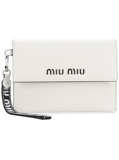 Miu Miu кошелек с прорезанным логотипом