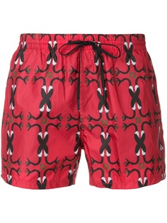 Fendi snake print shorts