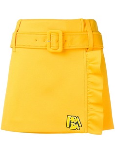 Prada юбка мини с поясом