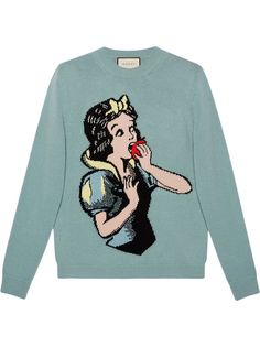 Gucci трикотажный свитер Snow White