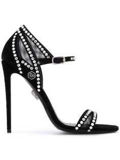 Philipp Plein босоножки с отделкой кристаллами