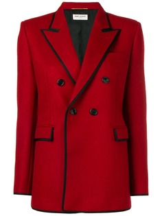 Saint Laurent двубортный блейзер