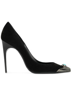 Saint Laurent туфли с декором на носке
