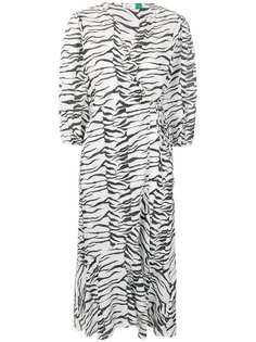 Rixo London платье Noleen с тигровым принтом