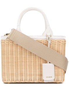 Prada classic beach tote
