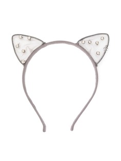 Maison Michel cat ear headband