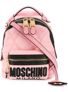 Moschino маленький стеганый рюкзак