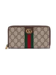 Gucci кошелек Three Little Pigs с круговой молнией