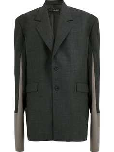 Y / Project contrast sleeve blazer