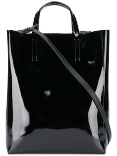 Acne Studios средняя лакированная сумка-шоппер Baker