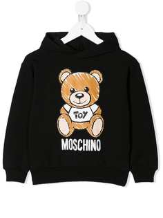 Moschino Kids толстовка с капюшоном Teddy