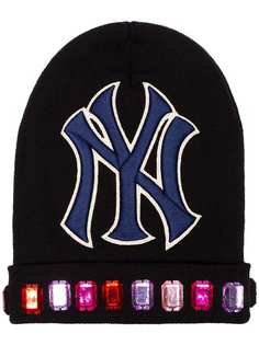 Gucci шапка с декором NY Yankees