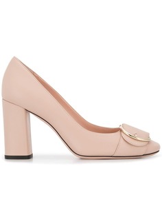 Bally front buckle pumps