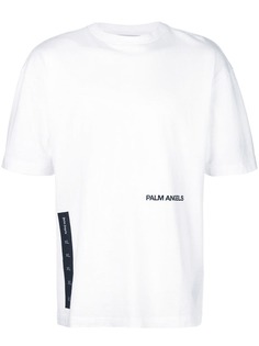 Palm Angels футболка кроя оверсайз с принтом логотипа