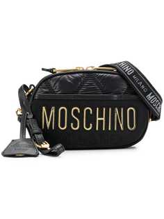 Moschino стеганая поясная сумка