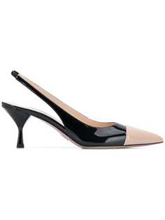 Prada slingback bi-colour pumps