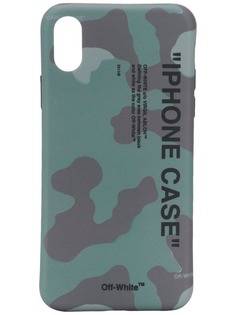 Off-White камуфляжный чехол для iPhone X