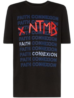 Faith Connexion X NTMB logo cotton T-shirt