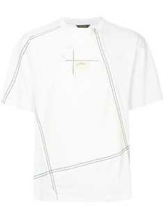 Indice Studio футболка с декоративной строчкой