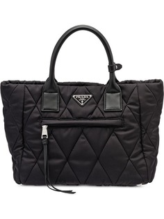 Prada стеганая сумка-тоут