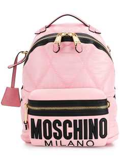 Moschino стеганый рюкзак