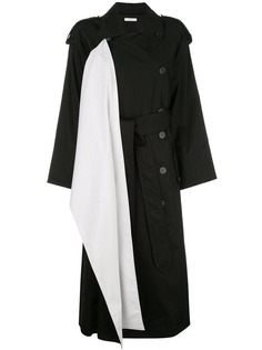 Tome тренч с контрастными панелями