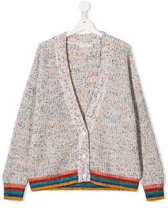 Stella Mccartney Kids кардиган с радужной отделкой