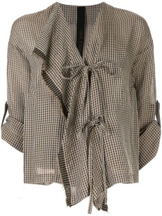 Forme Dexpression gingham top