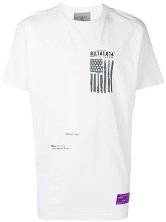 Icosae flag slogan print T-shirt