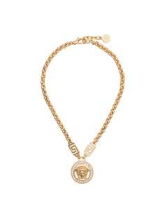 Versace цепочка с кулоном в виде логотипа