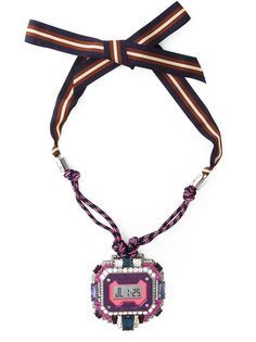 Lanvin ожерелье Timeless на ленте с подвеской
