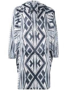 Snow Peak удлиненная куртка с капюшоном