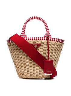 Prada соломенная сумка-корзина Middolino