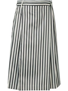 McQ Alexander McQueen платье миди в полоску