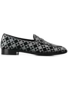 Giuseppe Zanotti Design geometric print loafers