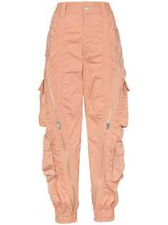 Mugler zip detail utility pocket cargo trousers