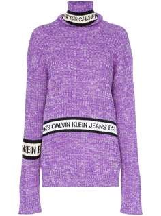 Calvin Klein Jeans Est. 1978 turtleneck wool logo sweater
