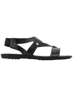Tods open toe flat sandals