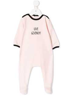Givenchy Kids logo print romper