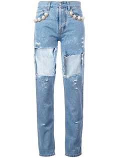 Forte Dei Marmi Couture джинсы с вырезными деталями