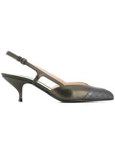 Bottega Veneta asymmetric pointed pumps