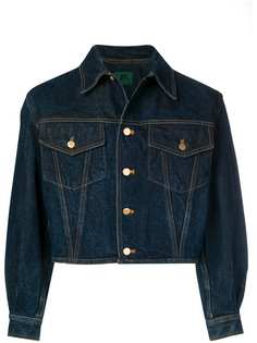 Jean Paul Gaultier Vintage укороченная джинсовая куртка со шнуровкой