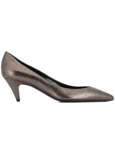 Saint Laurent Charlotte glitter pumps