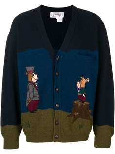 Jc De Castelbajac Vintage вязаный кардиган с мишкой Йоги