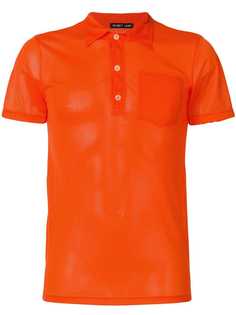 Helmut Lang Vintage сетчатая приталенная футболка-поло