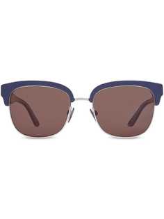 Burberry Eyewear солнцезащитные очки с отделкой в клетку